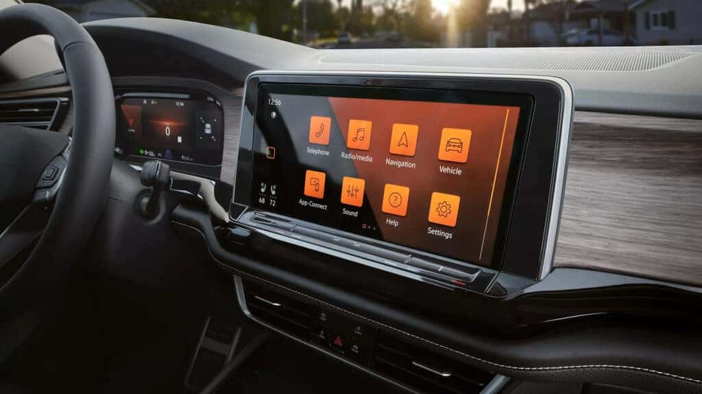 Screen display inside 2025 Atlas
