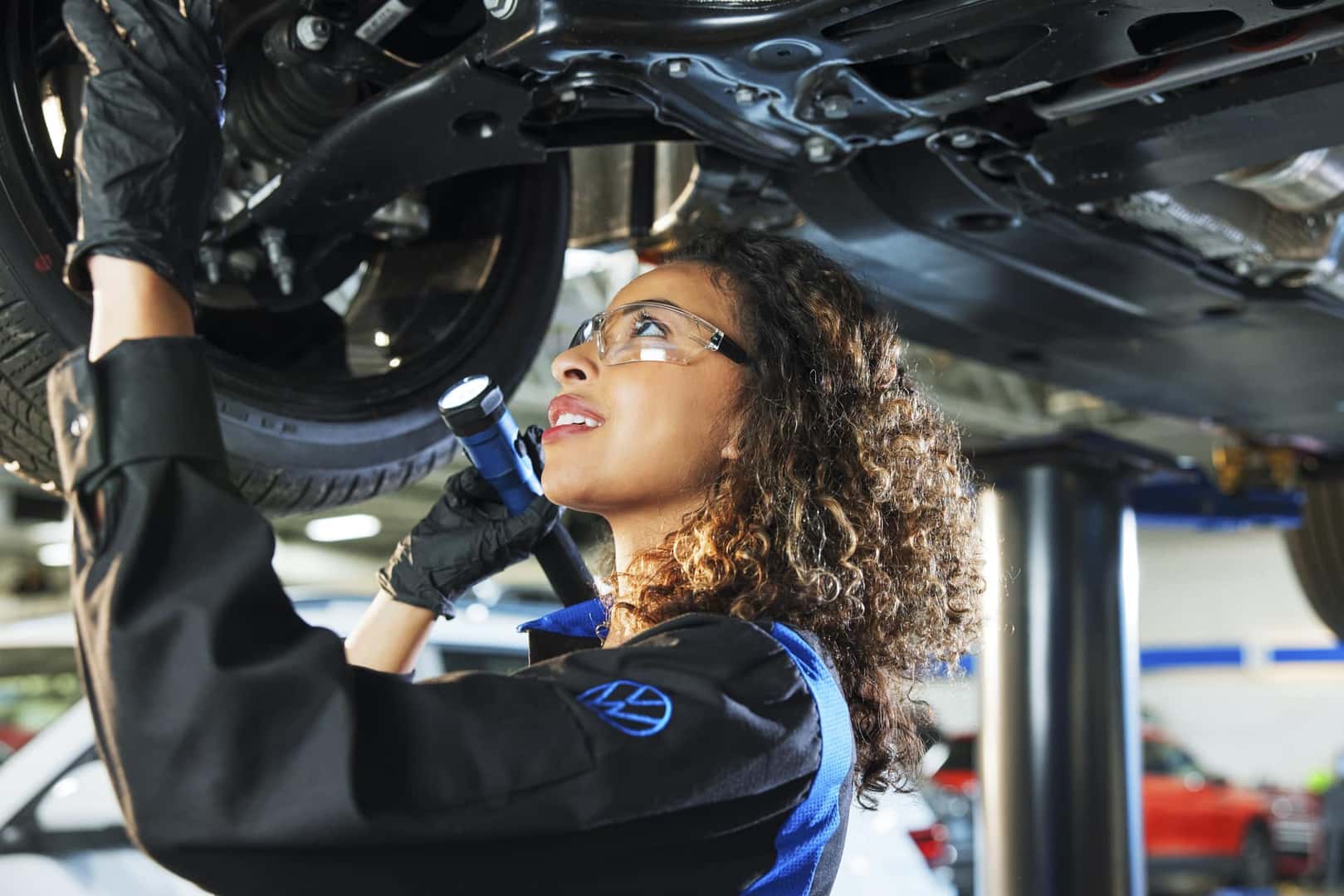 Volkswagen technician at Bill Jacobs Volkswagen Service