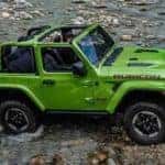 2019 Jeep Wrangler crossing shallow water