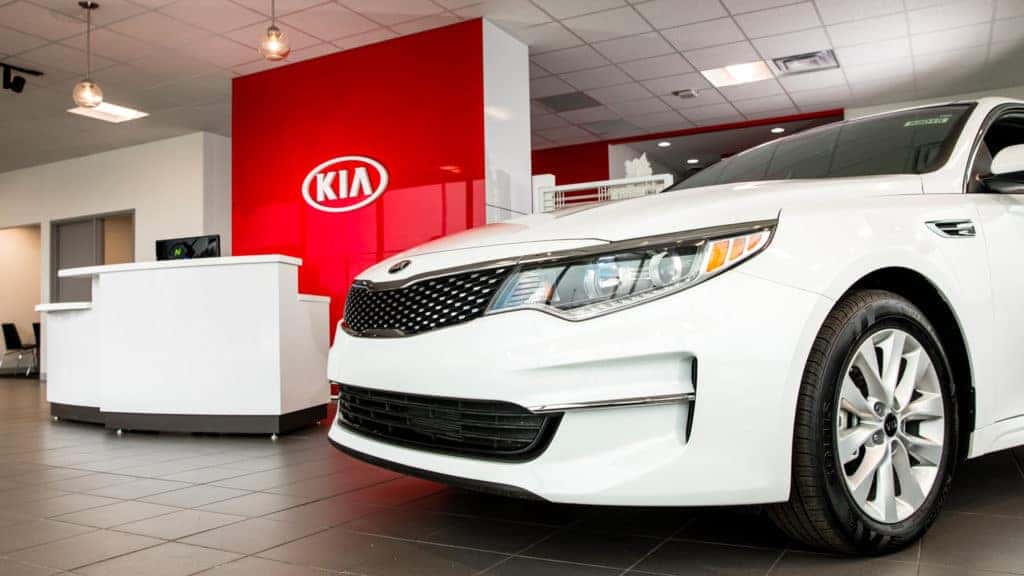 Kia Optima Redesigned Showroom