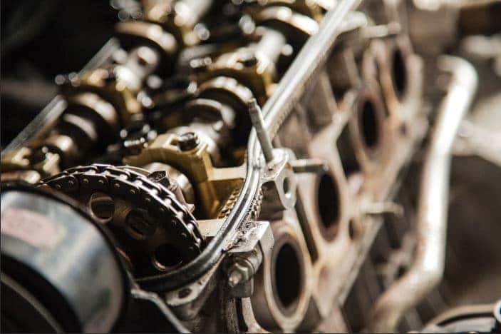 Open engine block