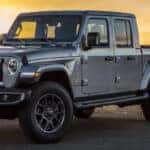 Jeep Gladiator in front of sunset