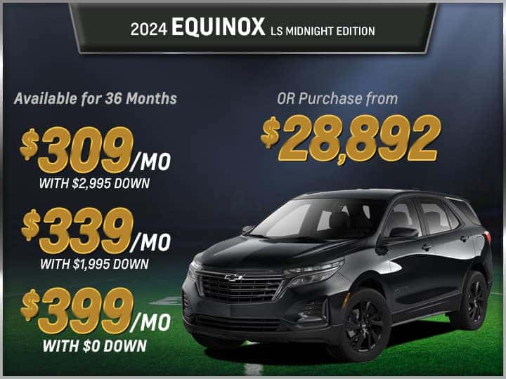 Chevy Equinox September Specials at Byers Chevrolet in Grove City, OH