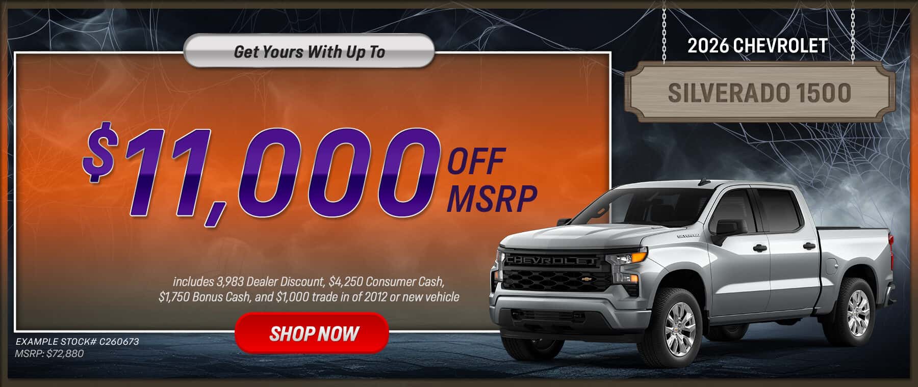 October Silverado 1500 Slide