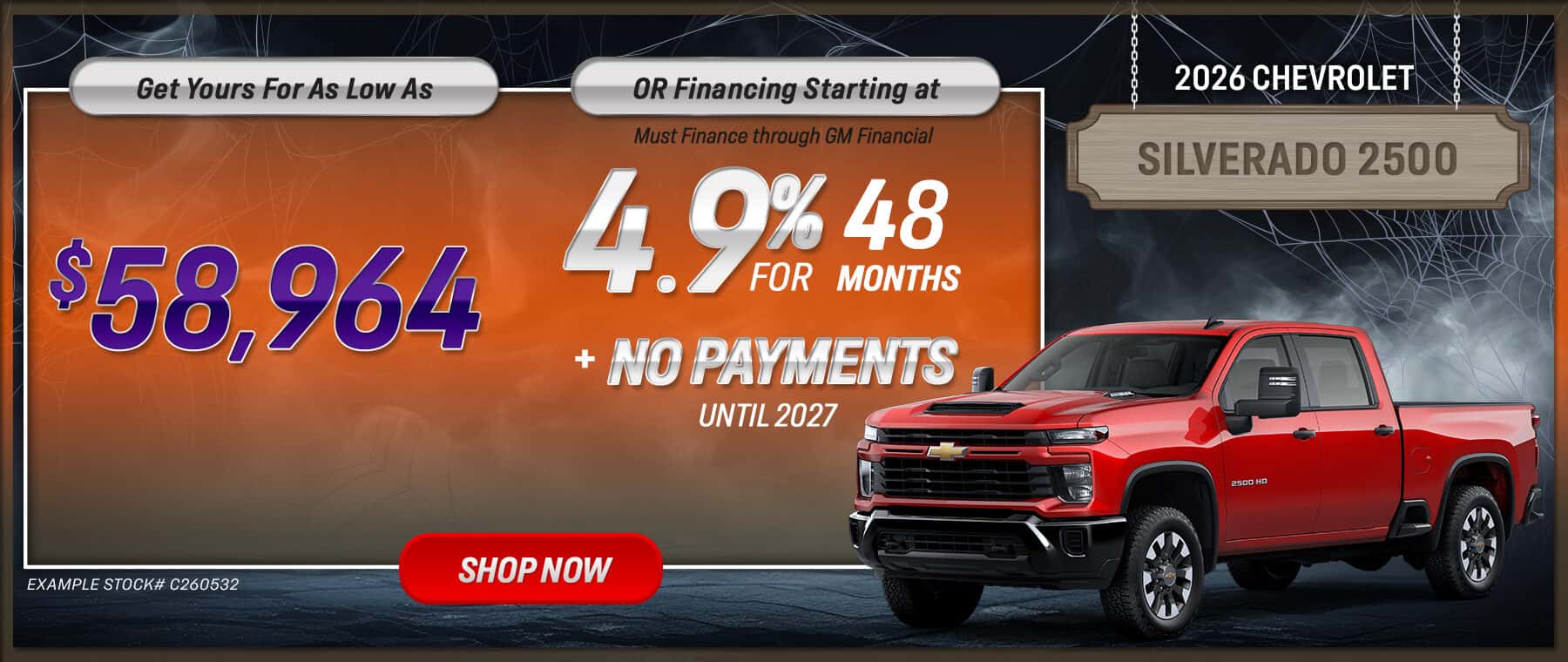 October Silverado 2500 Slide