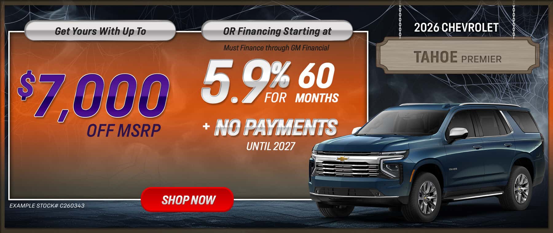 October Tahoe Offer Slide