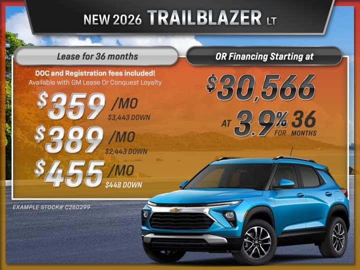 2026 Chevrolet Trailblazer
