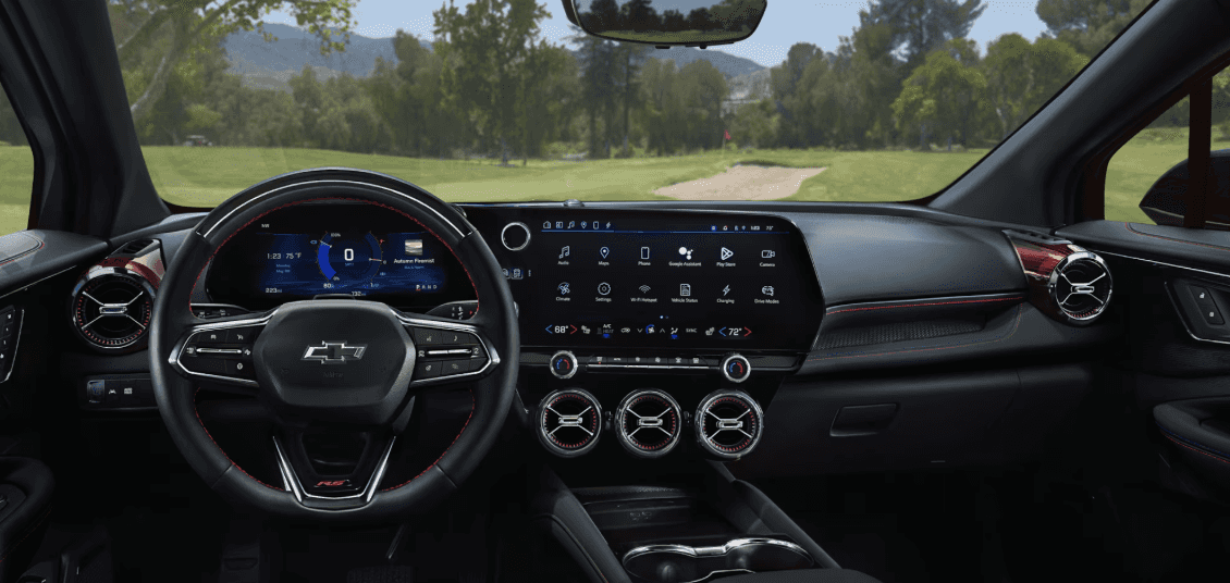 New 2025 Chevy Blazer EV interior for sale near Dublin, OH