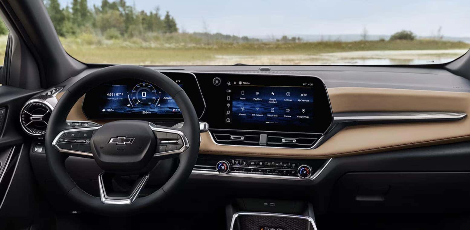 Interior of new 2026 Chevy Equinox for sale near Ashville, OH