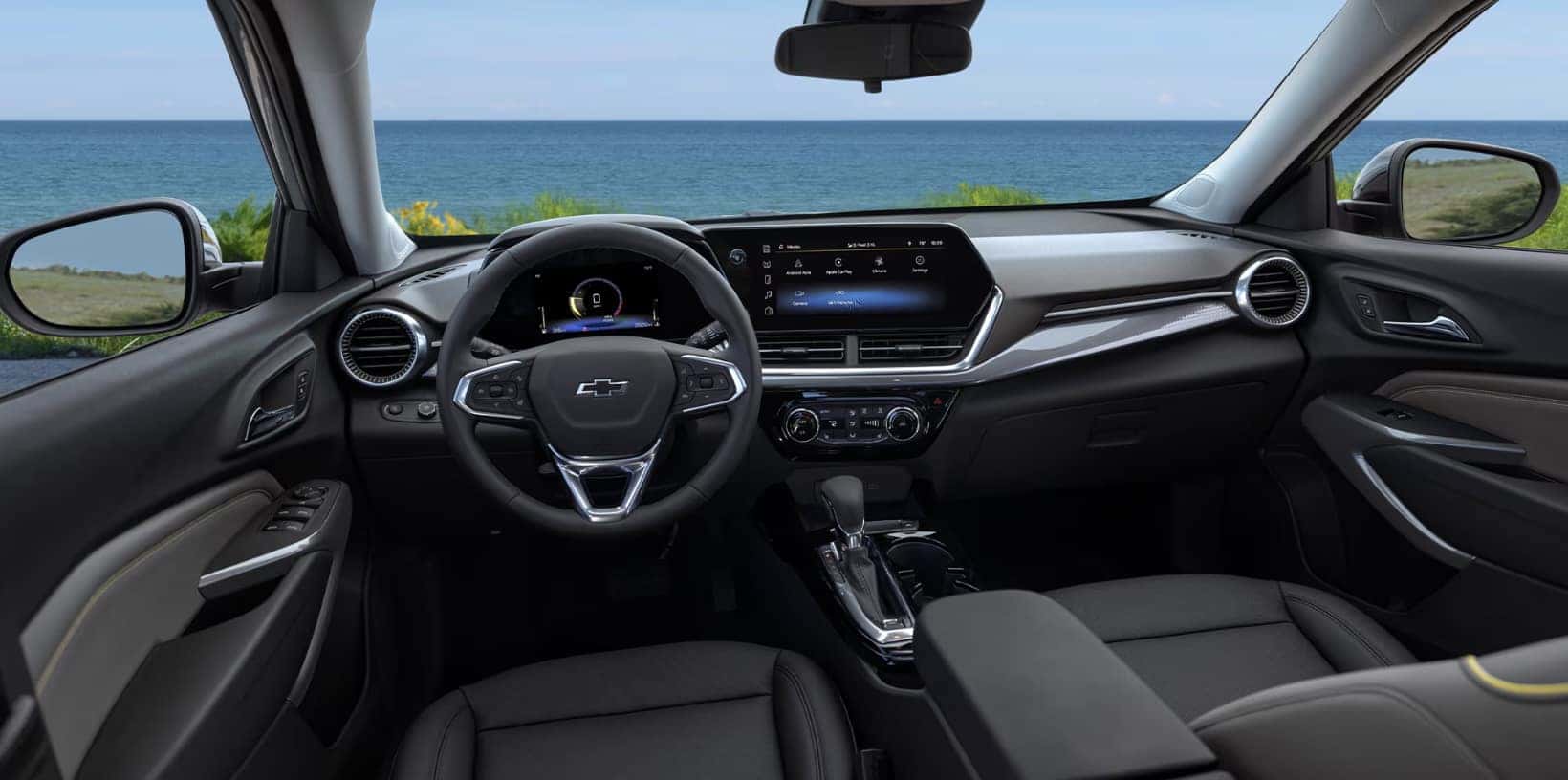 Interior of new 2026 Chevy Trax for sale near Galloway, OH
