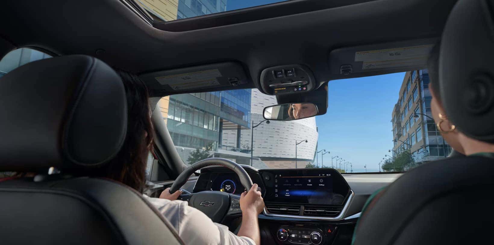 Interior of new 2026 Chevy Trax for sale near Dublin, OH