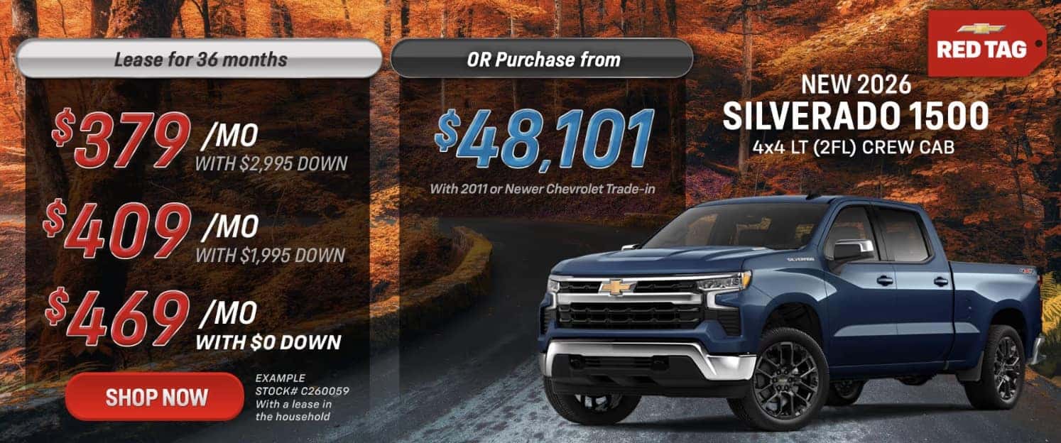 2026 Chevrolet Silverado 1500 Crew Cab LT black friday deal in Grove City, OH