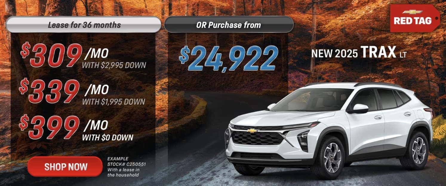2025 Chevrolet Trax LT black friday deal in Grove City, OH