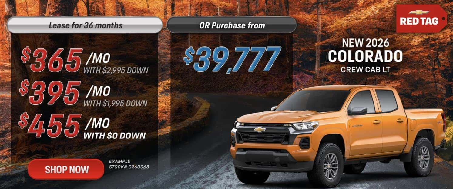 2026 Chevrolet Colorado black friday deal in Grove City, OH