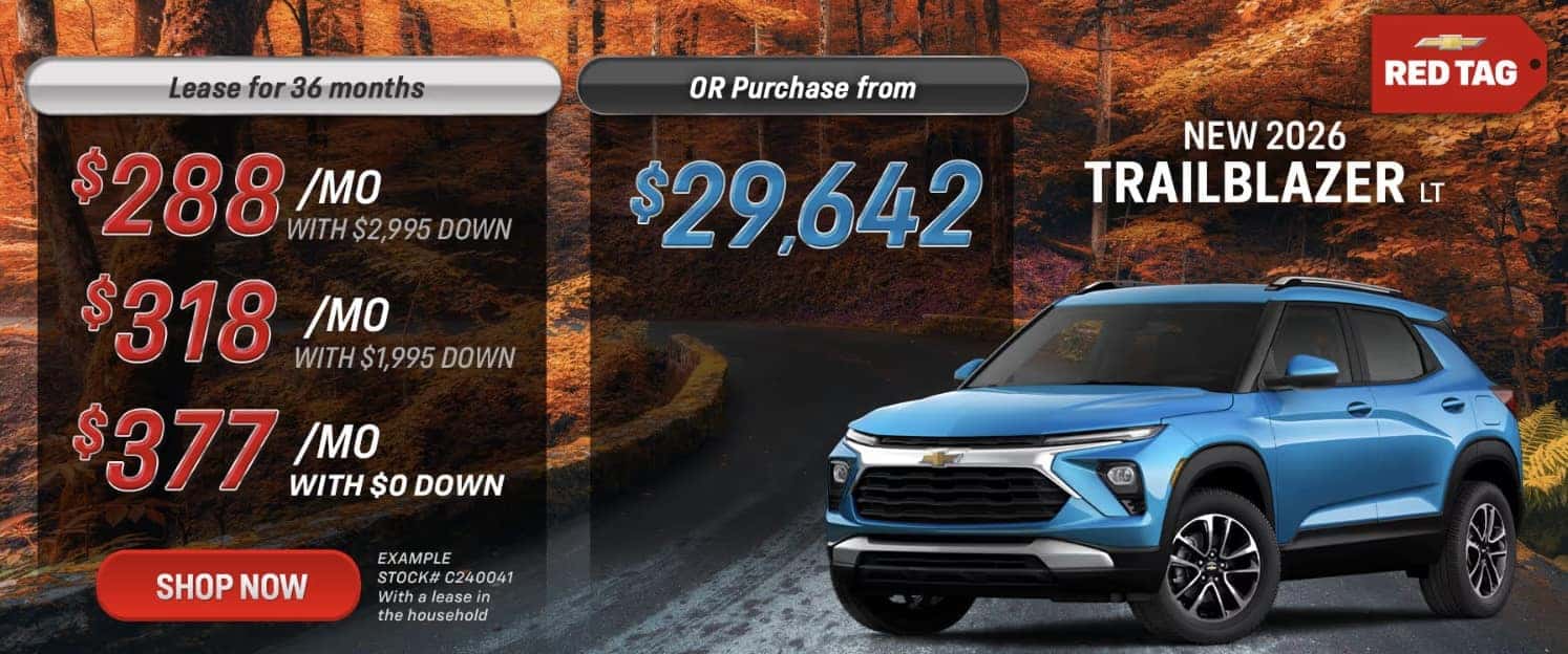 2026 Chevrolet Trailblazer black friday deal in Grove City, OH