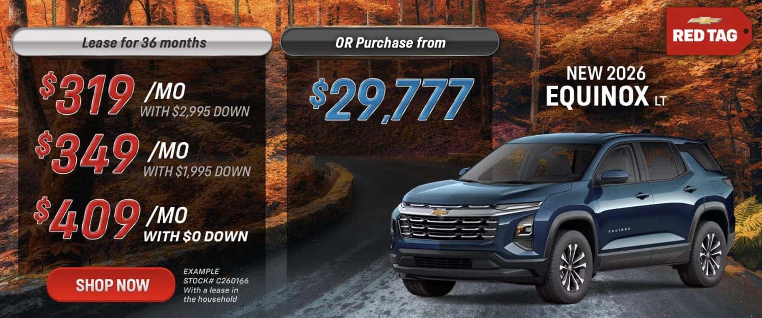 2026 Chevrolet Equinox LT black friday deal in Grove City, OH
