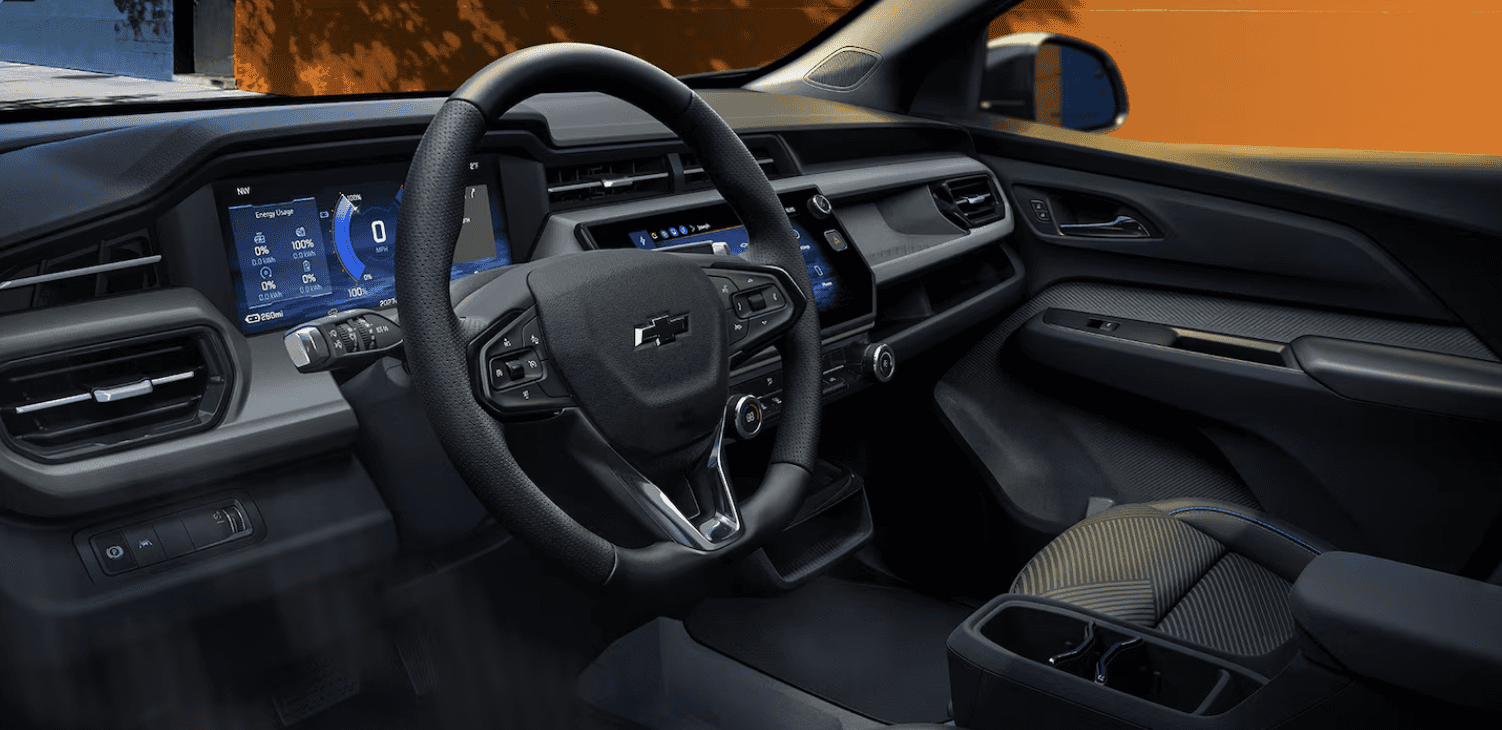 Interior of new 2027 Chevy Bolt near Columbus, OH