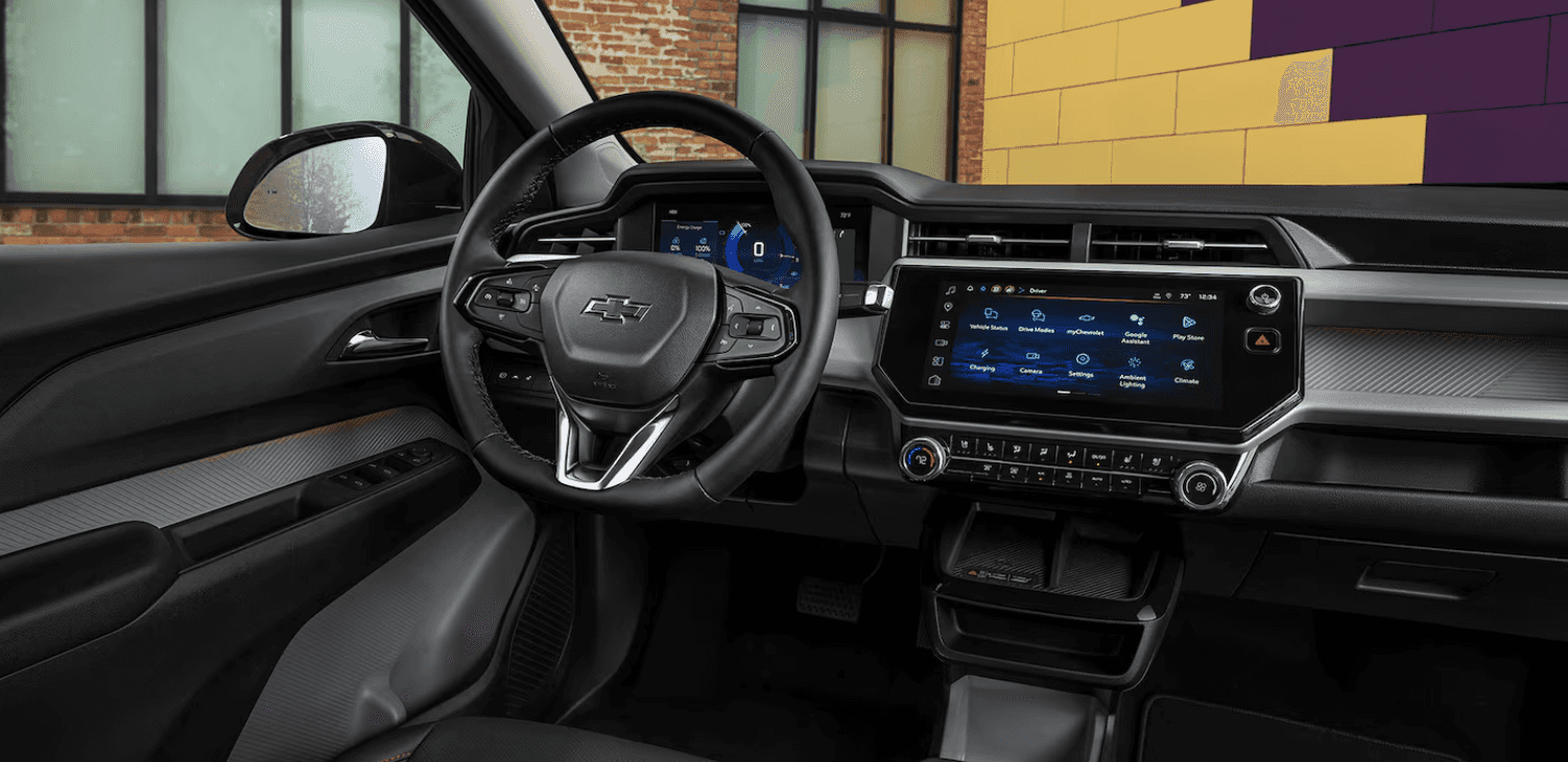 Dashboard of new 2027 Chevy Bolt near Galloway, OH