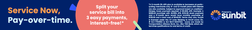 Flexible Payment Plans for auto partws and service, see your options and ask your service advisor for financing details