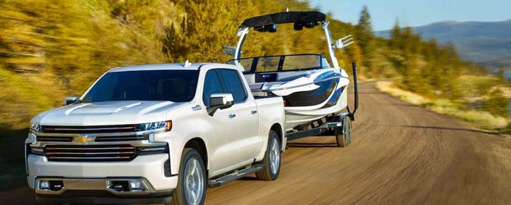 Chevrolet Silverado 1500 Towing Boat