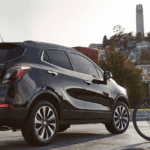 2020 buick enclave near cyclists