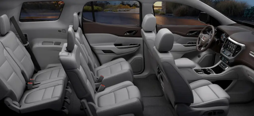 2020 GMC Acadia Interior Features & Dimensions | Seating, Cargo Space