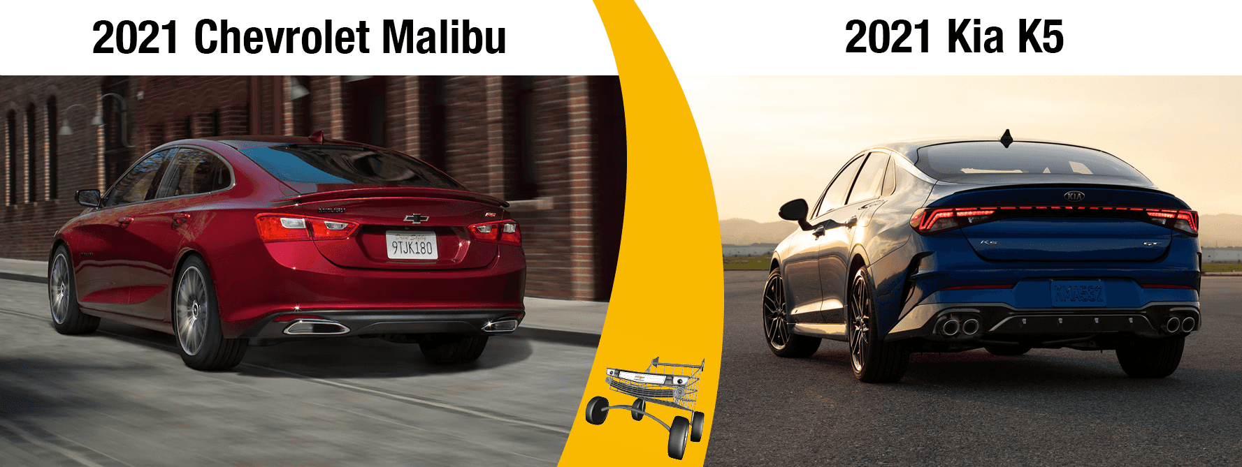 2021 Chevy Malibu vs 2021 Kia K5 Chicago IL Homewood Chevy