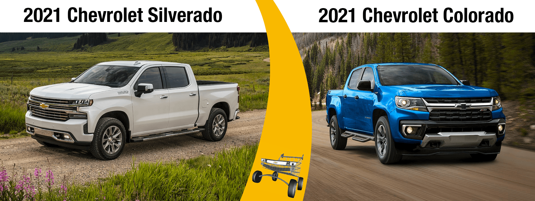 2021 Chevy Silverado vs 2021 Colorado Chicago IL | Homewood Chevy