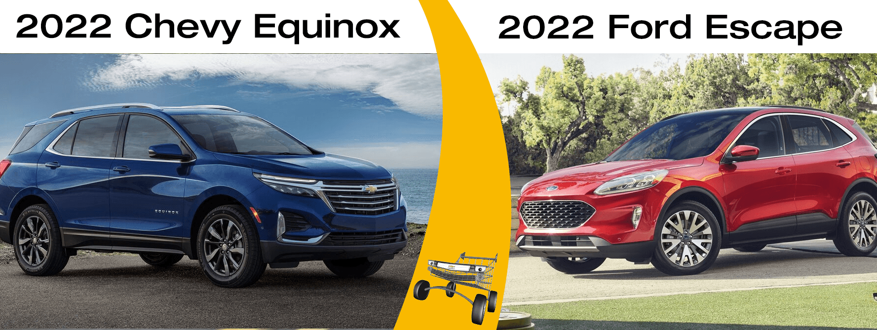Comparing the 2022 Chevy Equinox and the 2022 Ford Escape