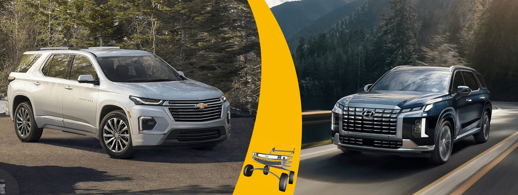 Choosing Between a 2025 Chevrolet Traverse and a 2025 Hyundai Palisade