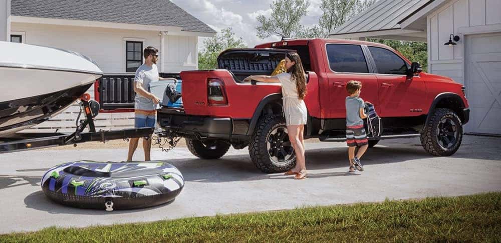 dodge truck with side storage