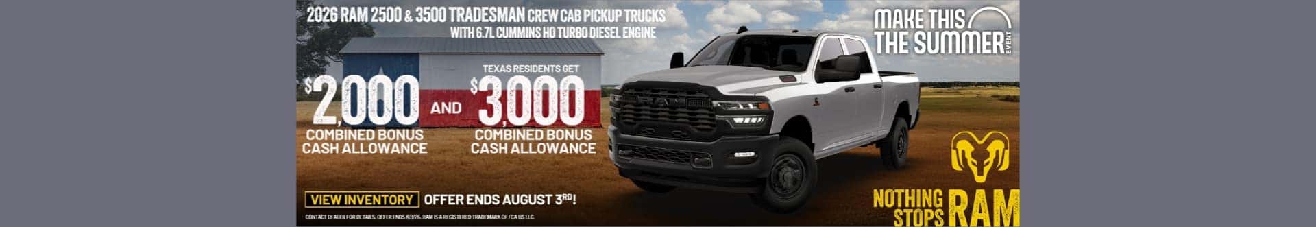 Ram 2500 offer