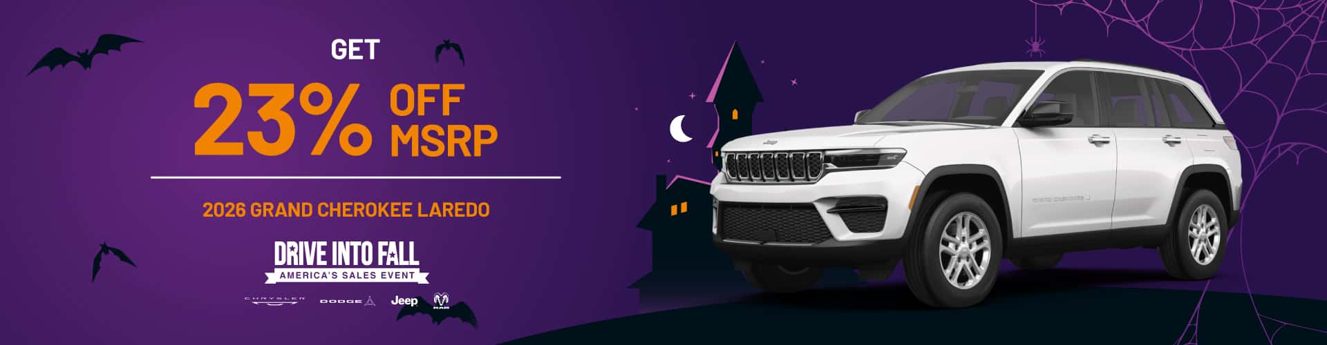 Get a 2026 Jeep Grand Cherokee Laredo for 23% Discount OFF MSRP!