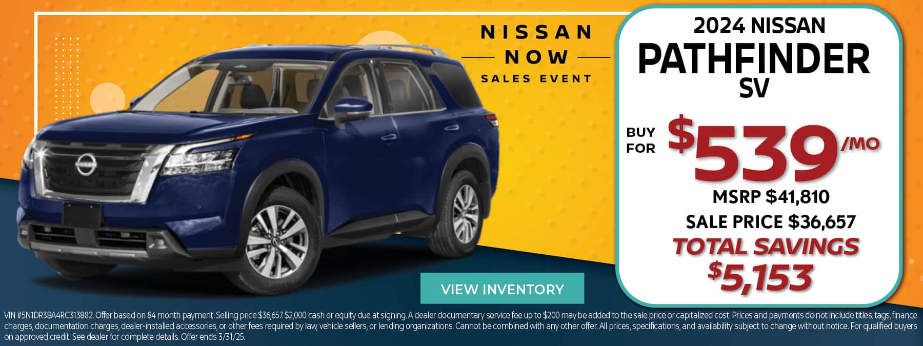 2024 Nissan Pathfinder SV