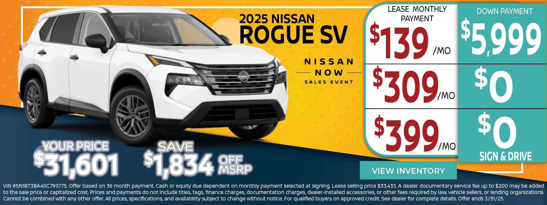 2025 Nissan Rogue SV