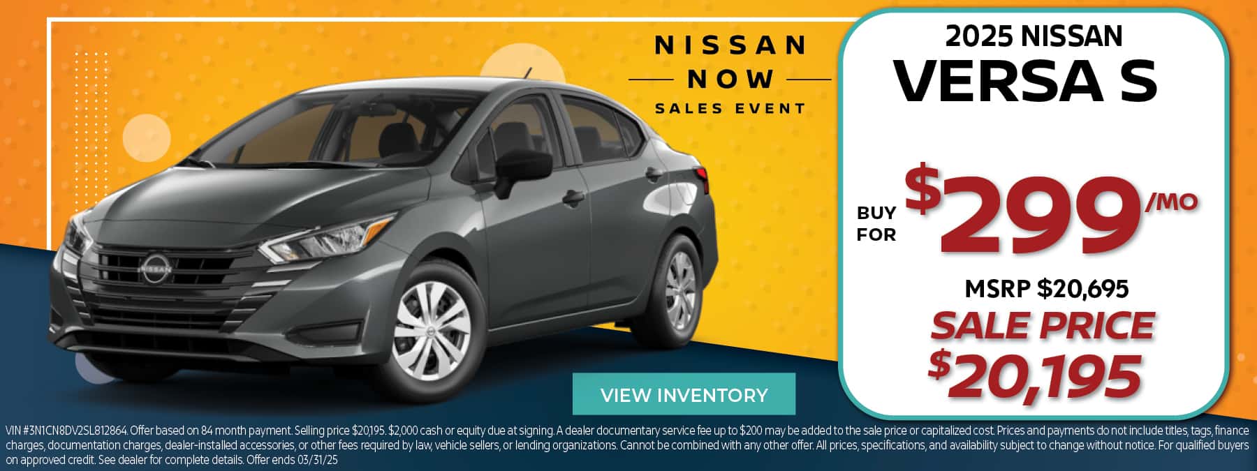 2025 Nissan Versa S
