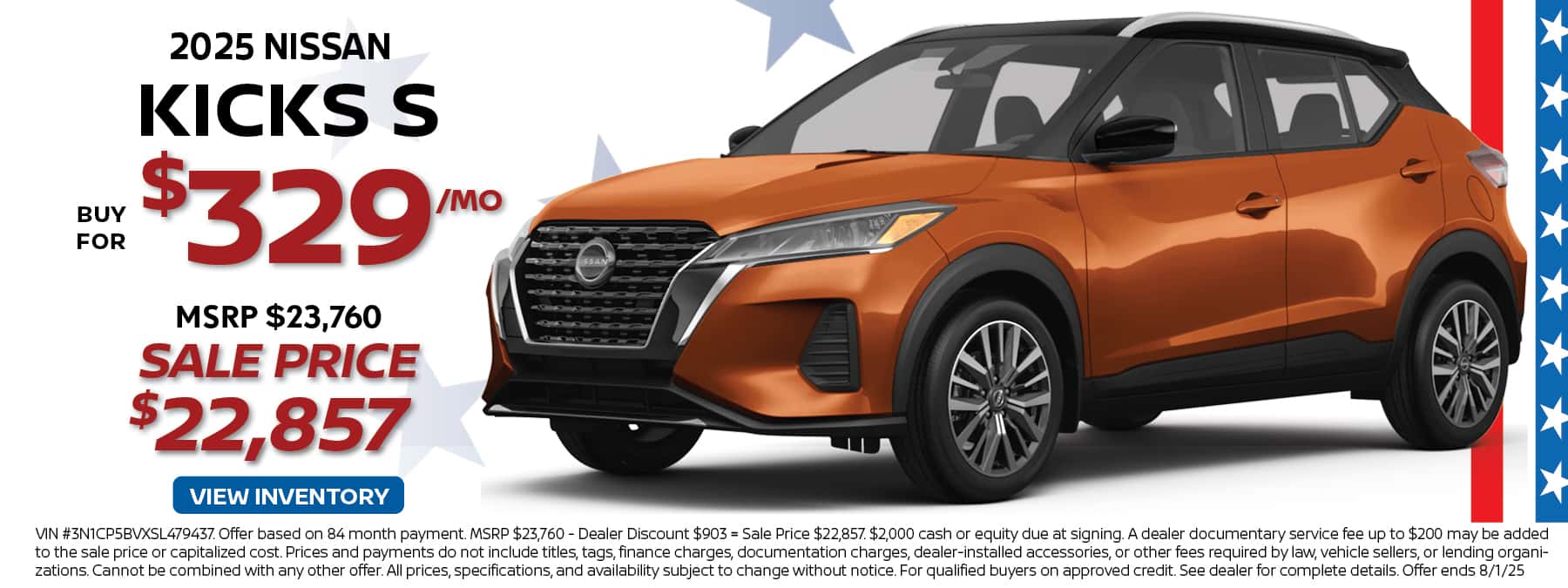 2025 Nissan Kicks S