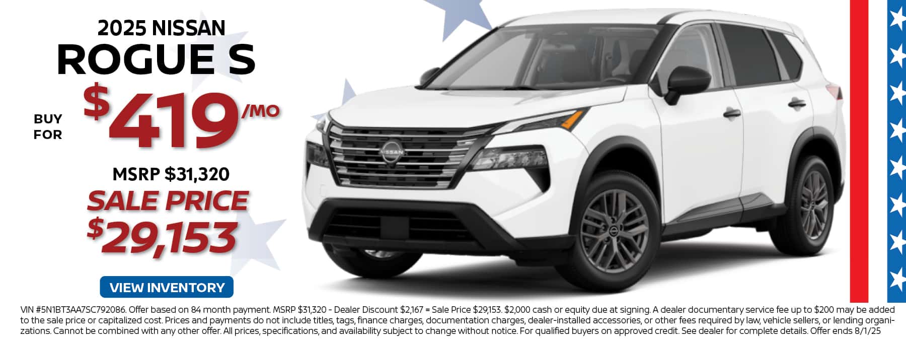 2025 Nissan Rogue S