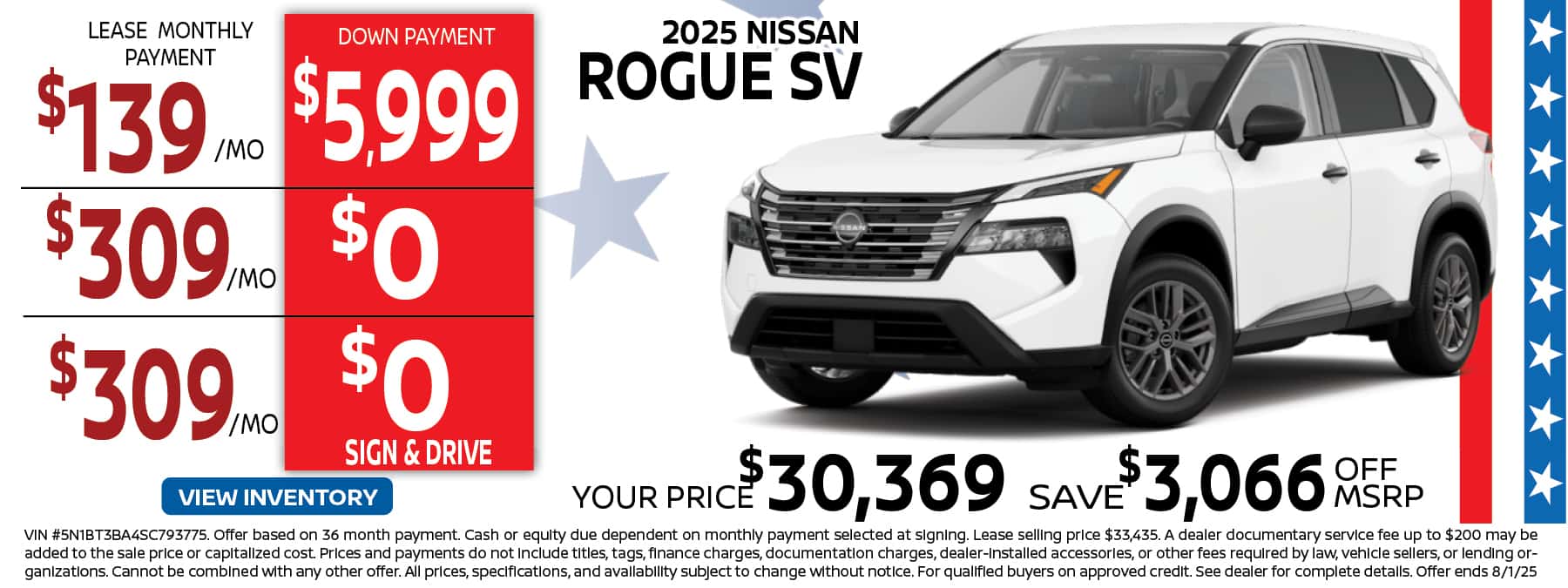 2025 Nissan Rogue SV