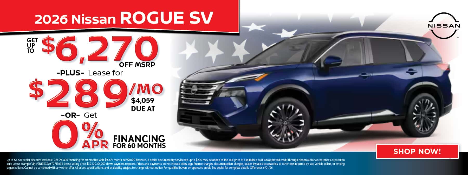 2026 Nissan Rogue SV