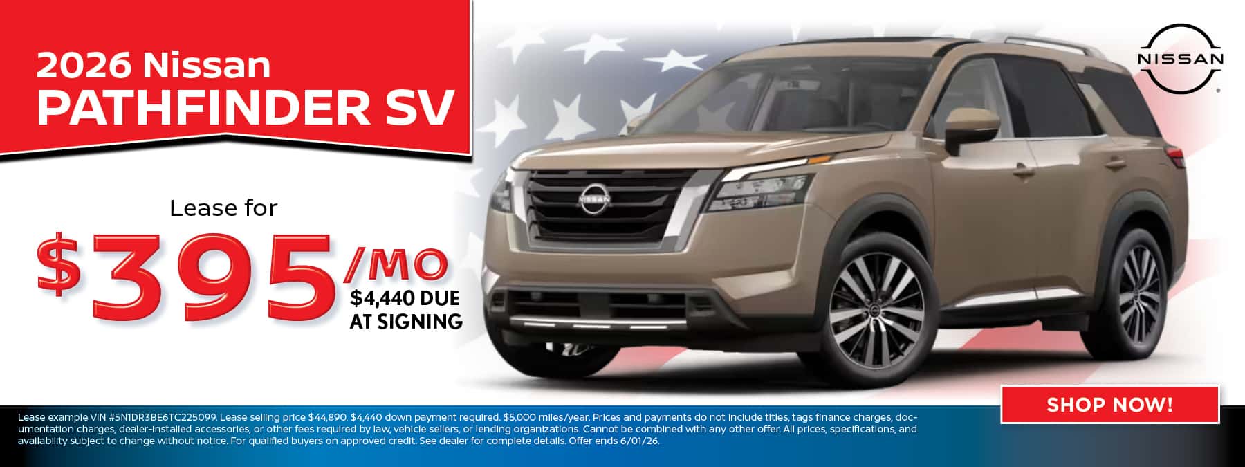 2026 Nissan Pathfinder SV