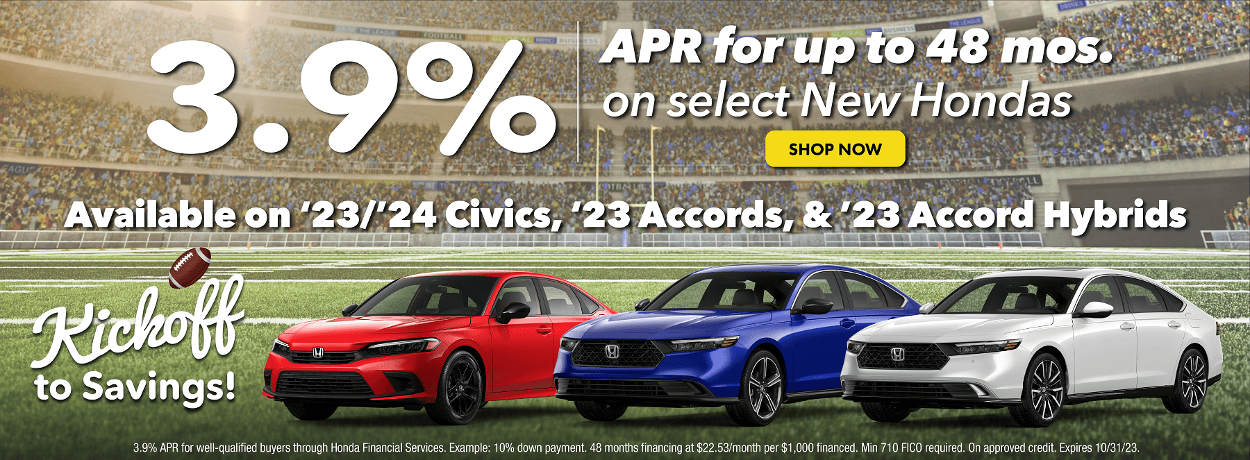 3.9% Accords & Civics