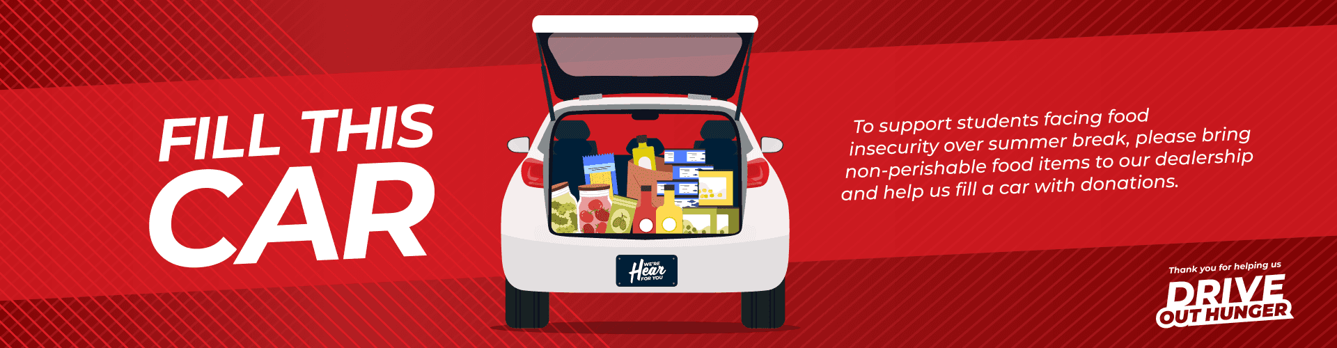 Drive Out Hunger Fill the Car