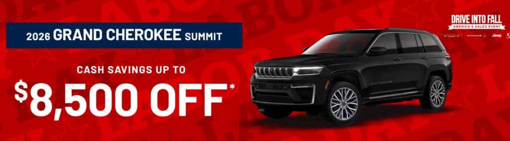 2026 Grand Cherokee Summit : Save up to $8500 