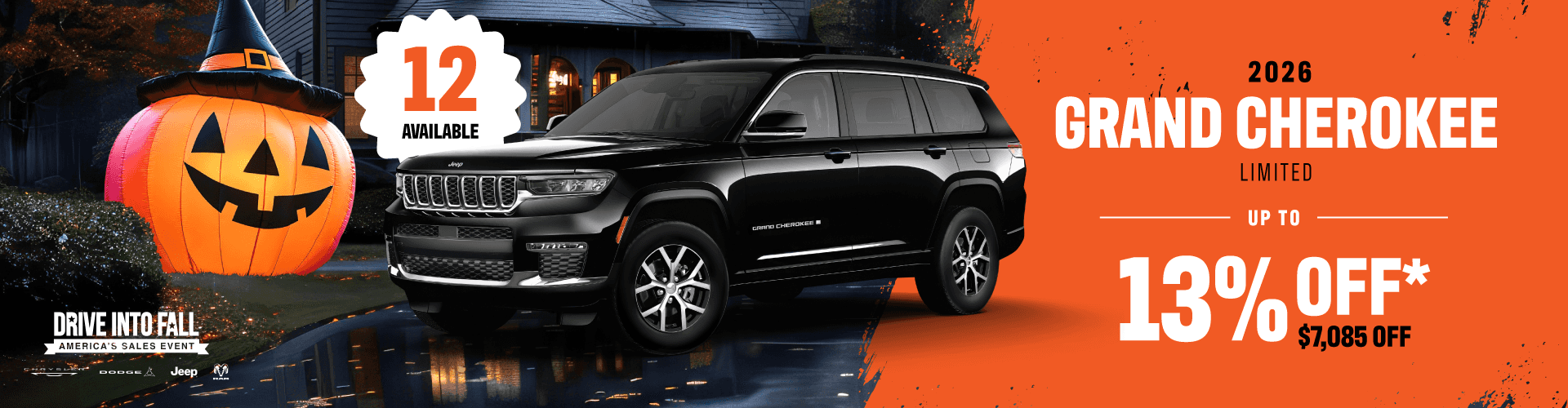 2026 Grand Cherokee Limited : $7,085 off!*