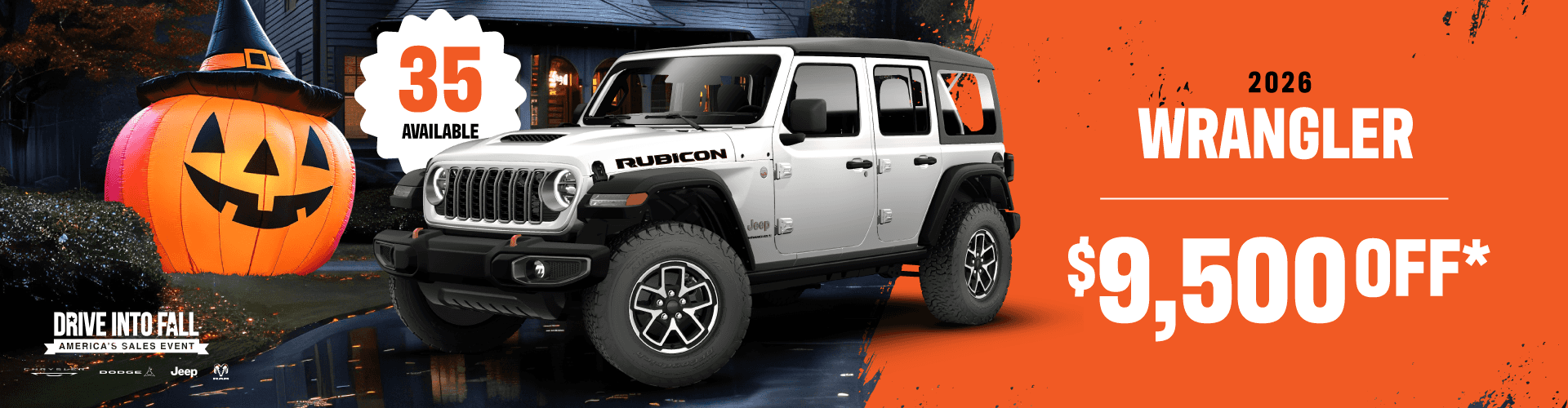 2026 Wrangler All : $9,500 off!*