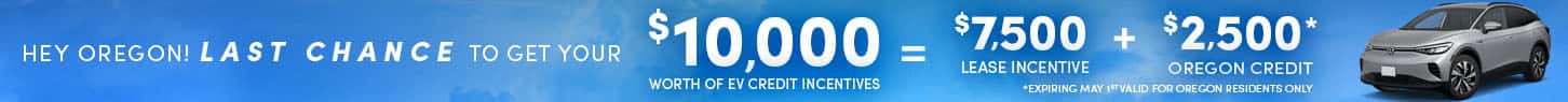 10000 Worth of EV Credit Incentives