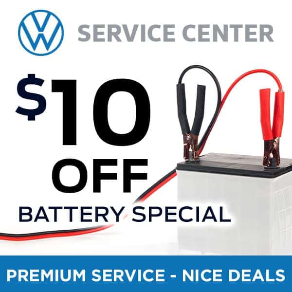 2023 ServCoup VolkswagenVW $10 Off Battery Special