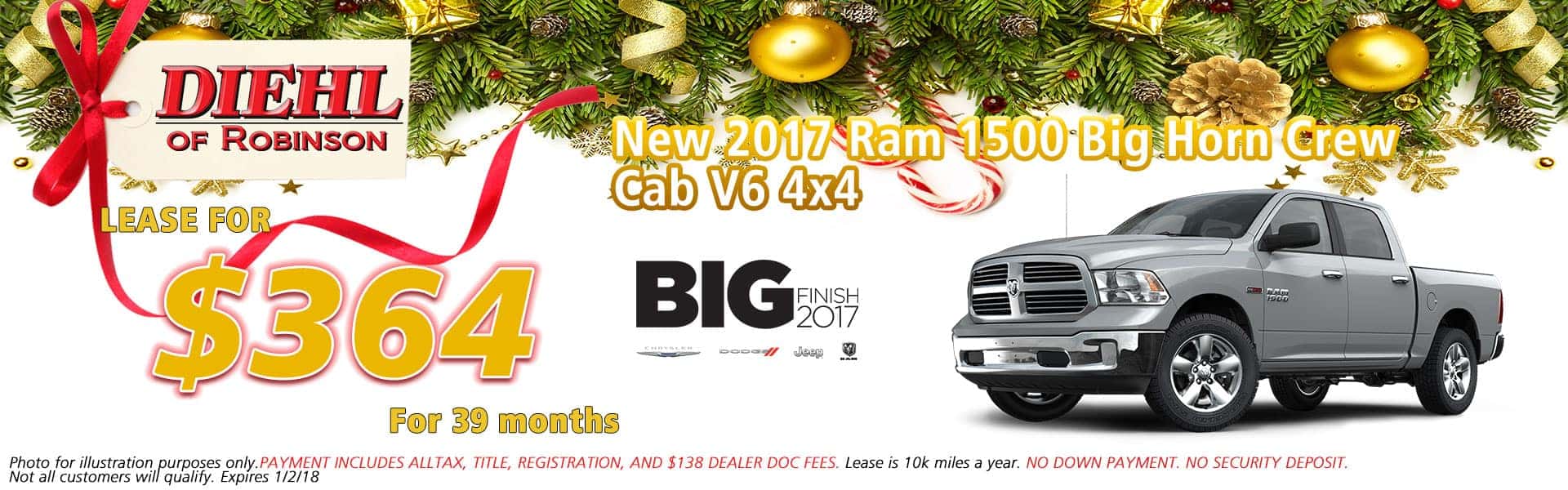 Diehl CDJR of Robinson Chrysler, Dodge, Jeep, Ram Dealer in McKees Rocks