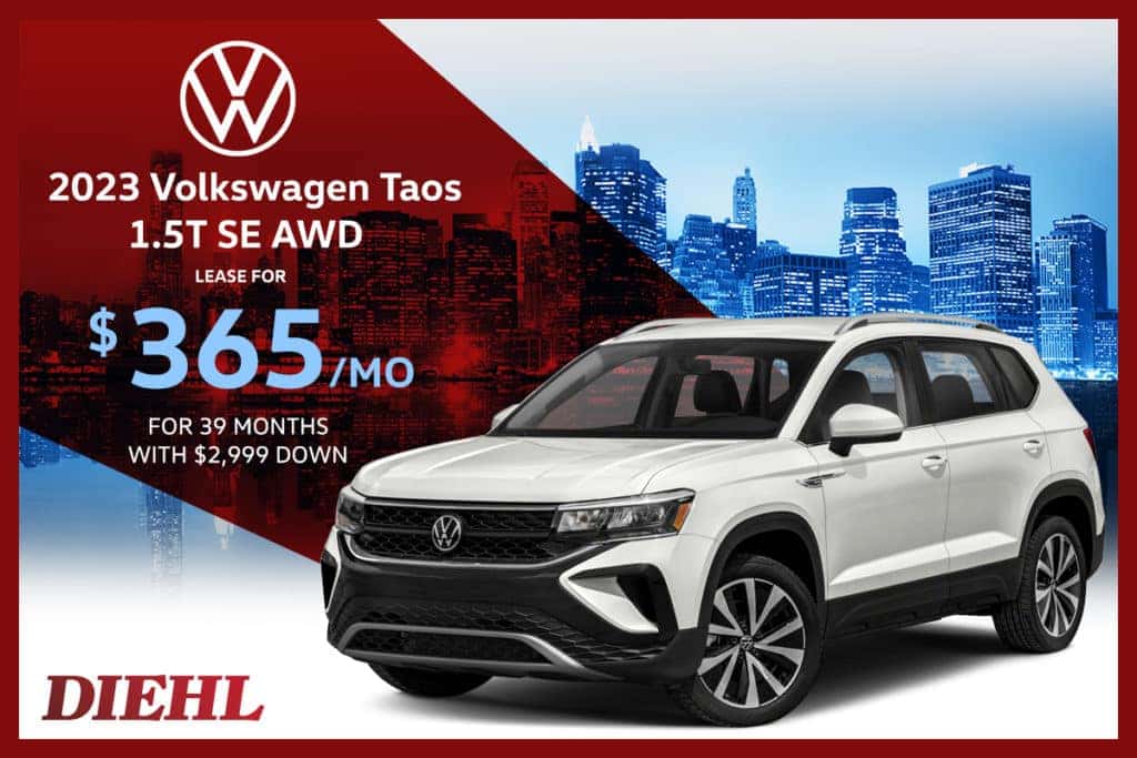New 2023 Volkswagen Taos 1.5T SE AWD